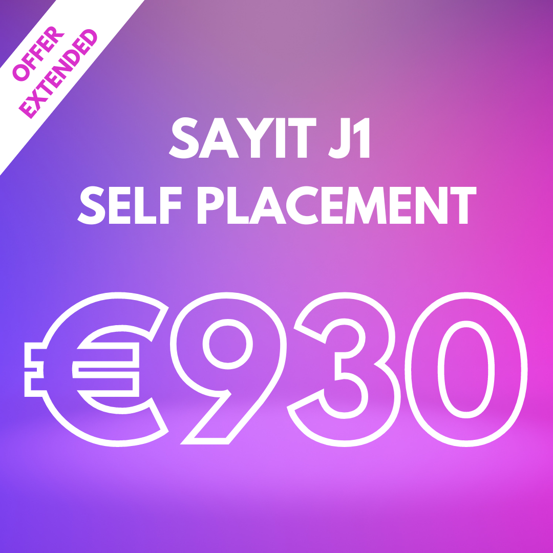 SAYIT J1 Self Placement Offer €930